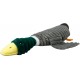 Pluche eend Ariana grijs/groen 64x87x21 CM