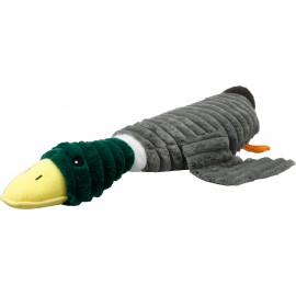 Pluche eend Ariana grijs/groen 64x87x21 CM